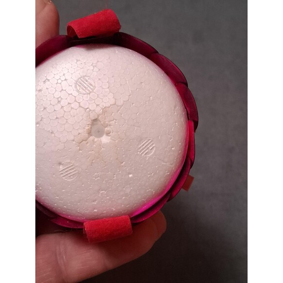 Mod Christmas Angel Doll Decoration Spangled Ornament - Picture 5 of 5